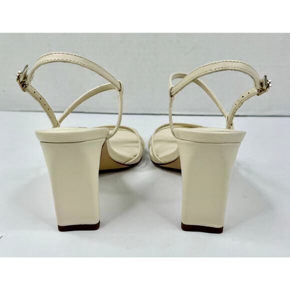 Sam Edelman Women's Emmie Strappy Dress Heels 5.5M Modern Ivory Leather NWT - Picture 5 of 8